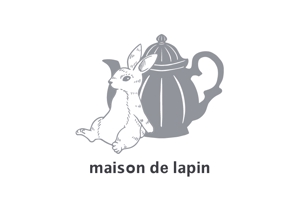 ROMIC (ROMIC)さんのフレンチカフェ『maison de lapin』のロゴへの提案