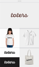 DeeDeeGraphics (DeeDeeGraphics)さんのトートバッグ、Tシャツ、ポロシャツ等のブランド「toters」のロゴへの提案