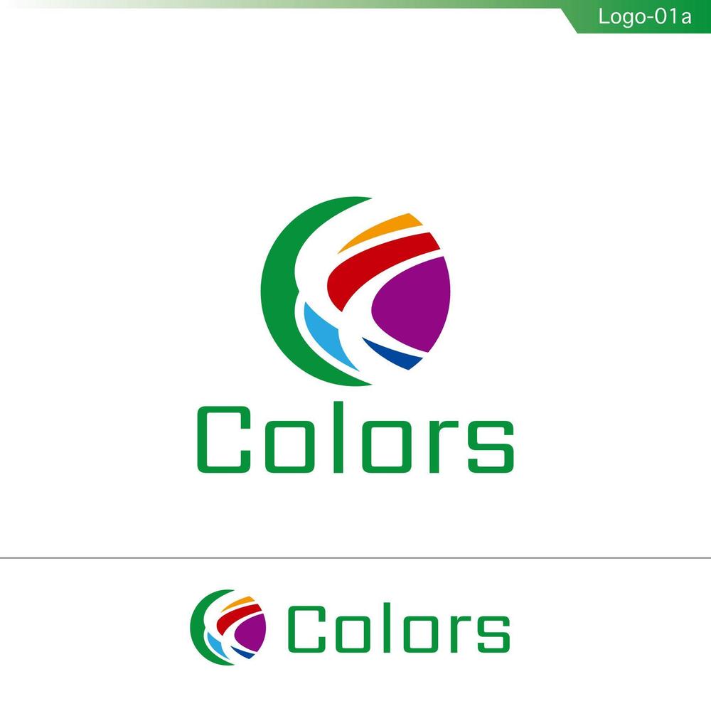 現在登記している会社が本格稼働するので「株式会社カラーズ」のロゴ