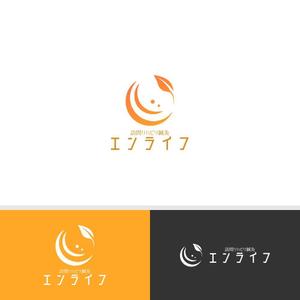 viracochaabin ()さんの訪問リハビリ鍼灸「エンライフ」のロゴデザインへの提案