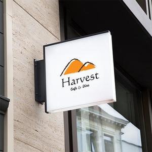 荻野孝志 (takashik)さんのカフェ、レストラン「Harvest Cafe」のロゴへの提案