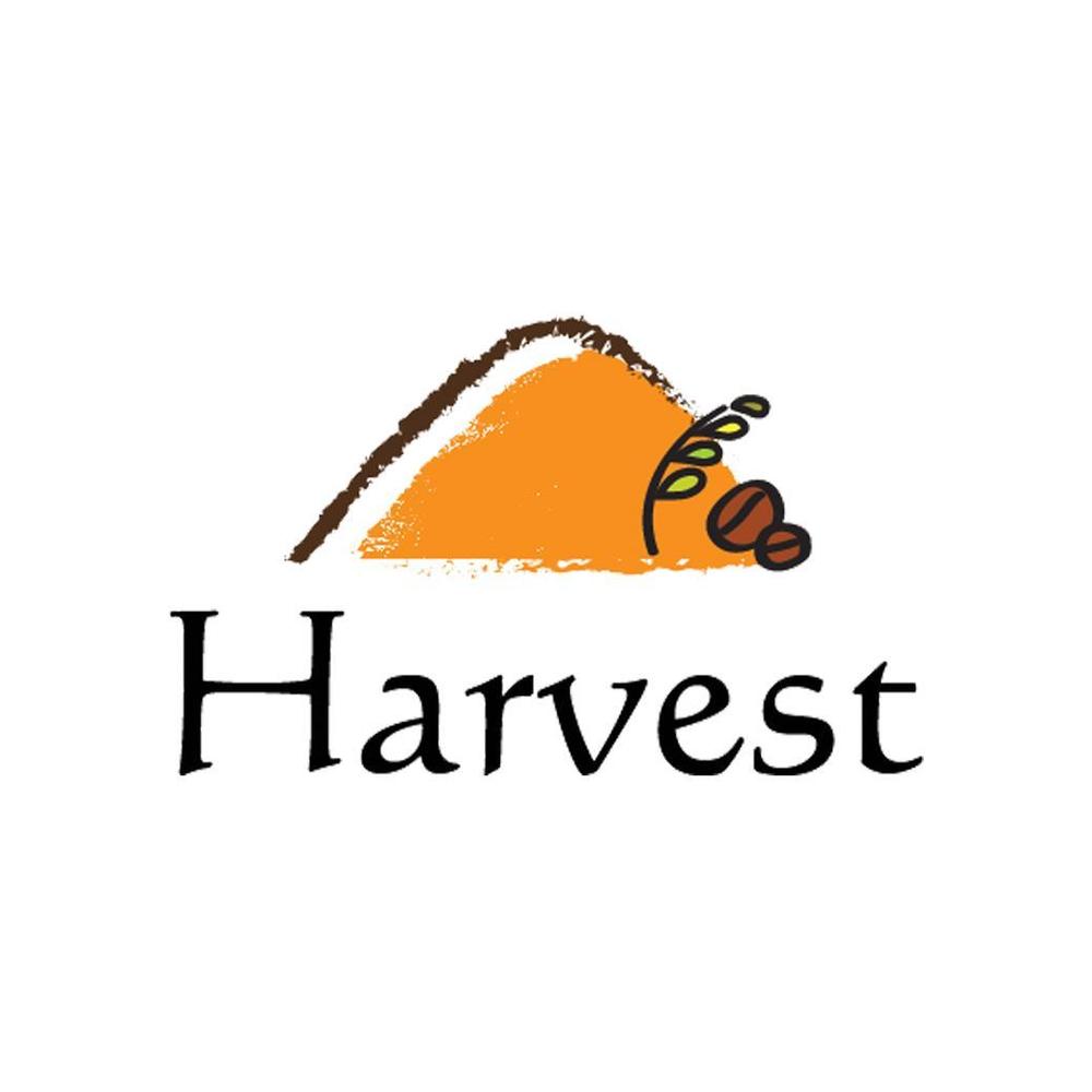 カフェ、レストラン「Harvest Cafe」のロゴ