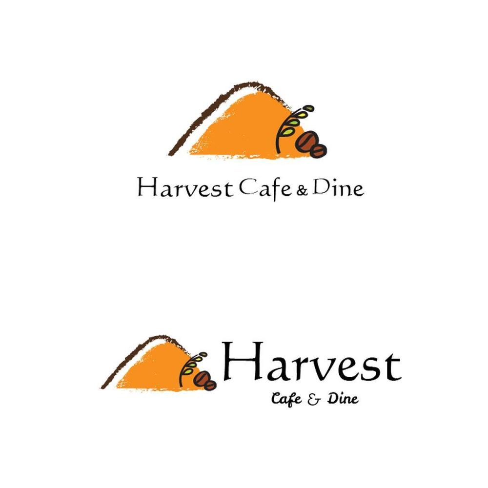 カフェ、レストラン「Harvest Cafe」のロゴ