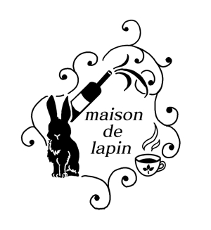 二ツ木　伝 (futatugidenn)さんのフレンチカフェ『maison de lapin』のロゴへの提案