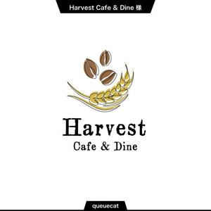 queuecat (queuecat)さんのカフェ、レストラン「Harvest Cafe」のロゴへの提案