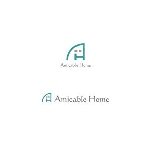 Yolozu (Yolozu)さんの女性の気持ちを引きつける新築施工会社「AMICABLE HOME」（アミカブルホーム）のロゴへの提案