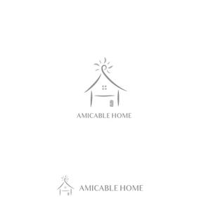 marutsuki (marutsuki)さんの女性の気持ちを引きつける新築施工会社「AMICABLE HOME」（アミカブルホーム）のロゴへの提案