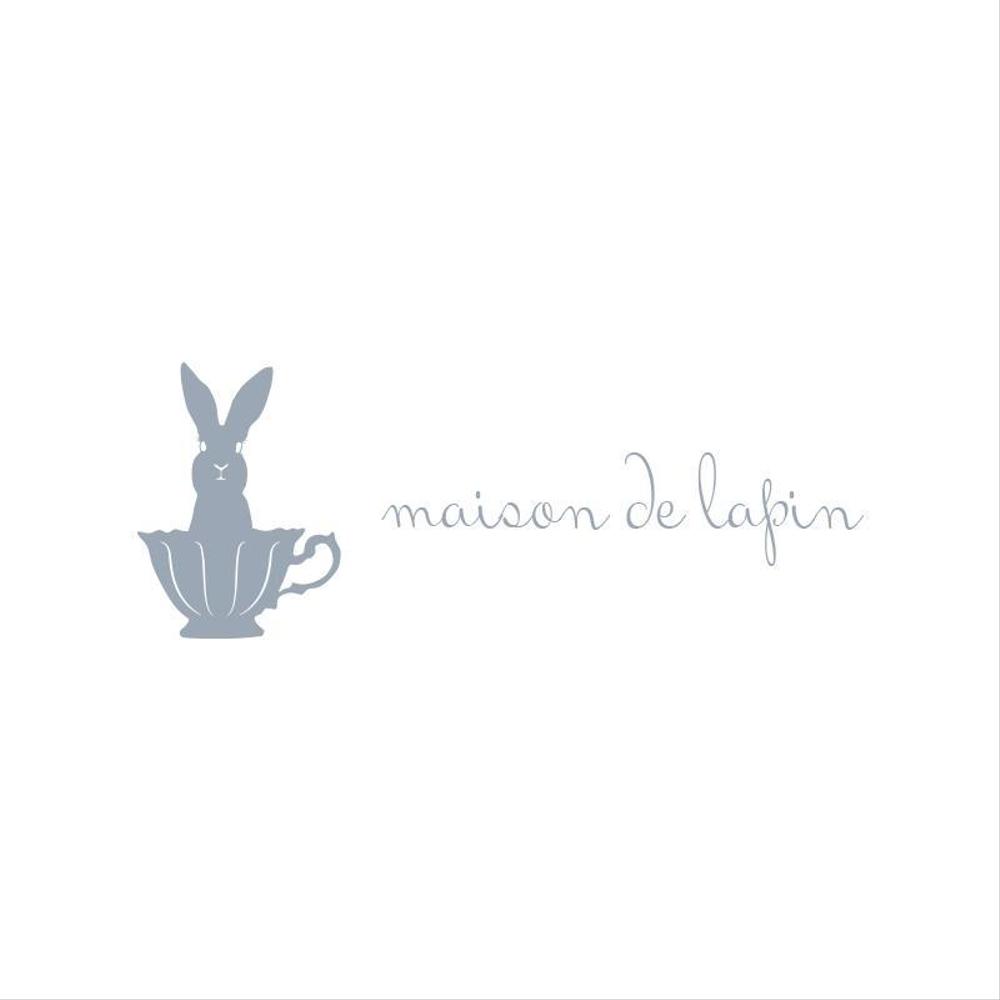 フレンチカフェ『maison de lapin』のロゴ