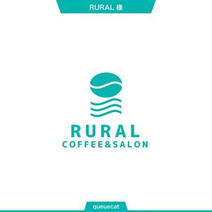 queuecat (queuecat)さんのカフェ「RURAL」のロゴへの提案