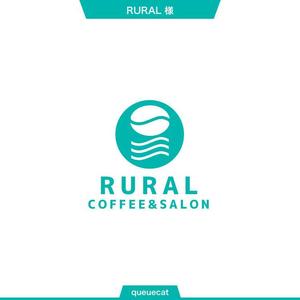 queuecat (queuecat)さんのカフェ「RURAL」のロゴへの提案