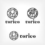 オーキ・ミワ (duckblue)さんの女性をターゲットにしたオシャレな焼き鳥・チーズ・ワインのお店【torico】のロゴへの提案