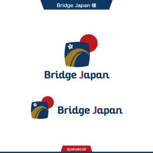 queuecat (queuecat)さんの外国人労働者対象サービス会社「ブリッジ・ジャパン株式会社」の企業ロゴへの提案