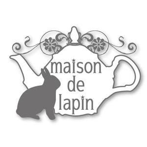 Uco (Uco-yagami)さんのフレンチカフェ『maison de lapin』のロゴへの提案