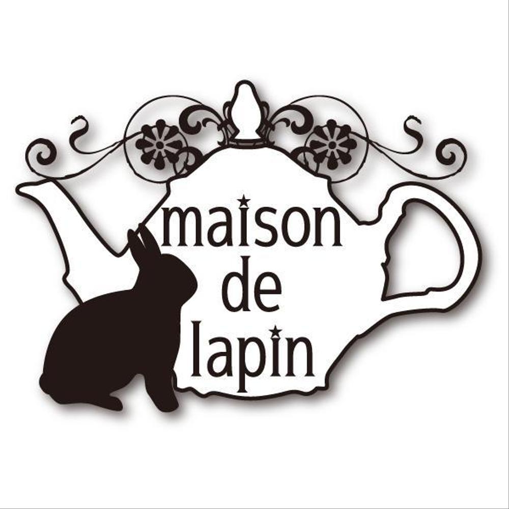 フレンチカフェ『maison de lapin』のロゴ