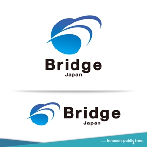 Innocent public tree (nekosu)さんの外国人労働者対象サービス会社「ブリッジ・ジャパン株式会社」の企業ロゴへの提案