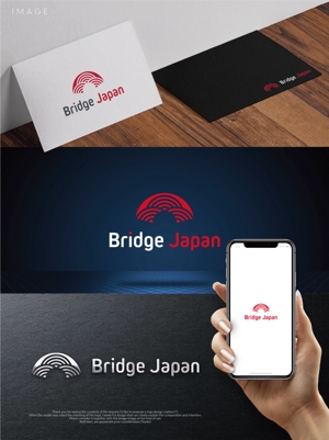 maharo77 (maharo77)さんの外国人労働者対象サービス会社「ブリッジ・ジャパン株式会社」の企業ロゴへの提案