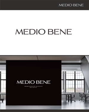 forever (Doing1248)さんのアパレルショップ「MEDIO BENE」のロゴへの提案