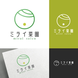 venusable ()さんの新会社「ミライ菜園」のロゴ制作への提案