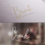 pTree LABO (torch_tree)さんの美容室 Break またはBREAKのロゴへの提案