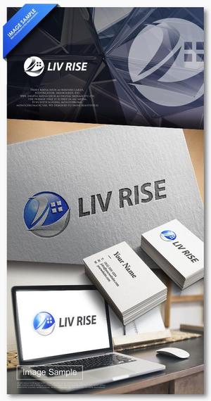 HABAKIdesign (hirokiabe58)さんの売買専門の不動産会社「株式会社　LIV　RISE（リブライズ）」のロゴへの提案