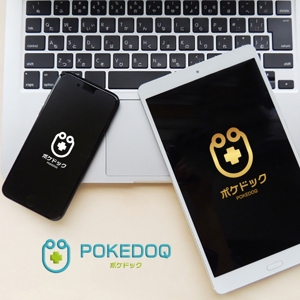 KOZ-DESIGN (saki8)さんの健康管理アプリ「POKEDOQ」のロゴへの提案