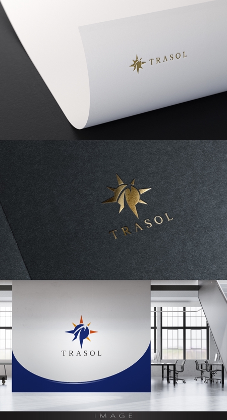 Cobalt Blue (Cobalt_B1ue)さんの【株式会社 TRASOL】という新設のコンサル会社の法人ロゴへの提案