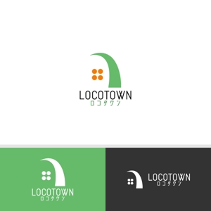 viracochaabin ()さんの不動産売買の新会社「有限会社ロコタウン」のロゴ、アイコン制作への提案