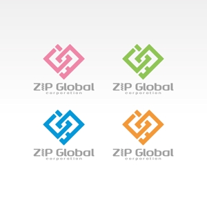 HATTA DESIGN OFFICE (genji0729)さんの「ZIP Global corporation」のロゴ作成への提案