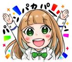 みんちゃ (minchacha)さんの女性 VTuber をイラスト化したLINEスタンプ制作への提案