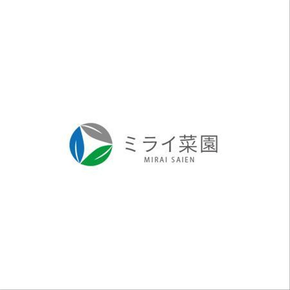 新会社「ミライ菜園」のロゴ制作