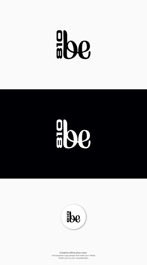 plus color (plus_color)さんのアパレルショップサイト「810 be」のロゴ制作依頼への提案