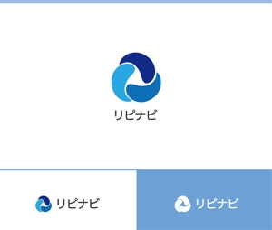 動画サムネ職人 (web-pro100)さんの店舗集客アプリ「リピナビ」のロゴ (当選者確定します)への提案