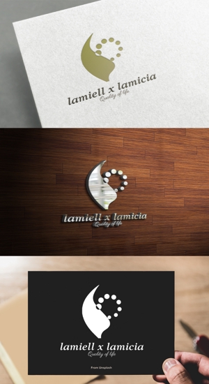 athenaabyz ()さんの美容室「lamiell」のロゴを募集！への提案