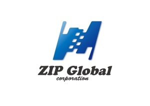 さんの「ZIP Global corporation」のロゴ作成への提案