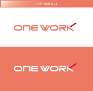 FISHERMAN (FISHERMAN)さんのニッチな供養業界専門のコンサルティング・広告代理店「ONE WALK」のロゴへの提案