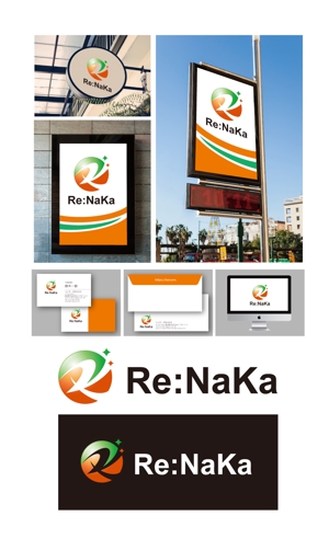 King_J (king_j)さんのリフォーム会社『Re:Naka』の名刺やHPのロゴをお願いします。への提案