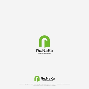 Karma Design Works (Karma_228)さんのリフォーム会社『Re:Naka』の名刺やHPのロゴをお願いします。への提案