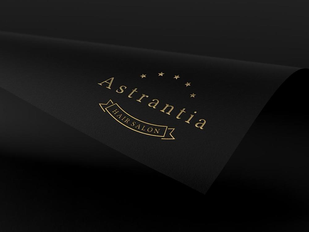 新規　美容室　「Astrantia」　のロゴ　