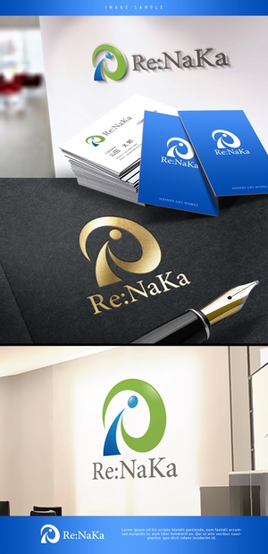 NJONESKYDWS (NJONES)さんのリフォーム会社『Re:Naka』の名刺やHPのロゴをお願いします。への提案