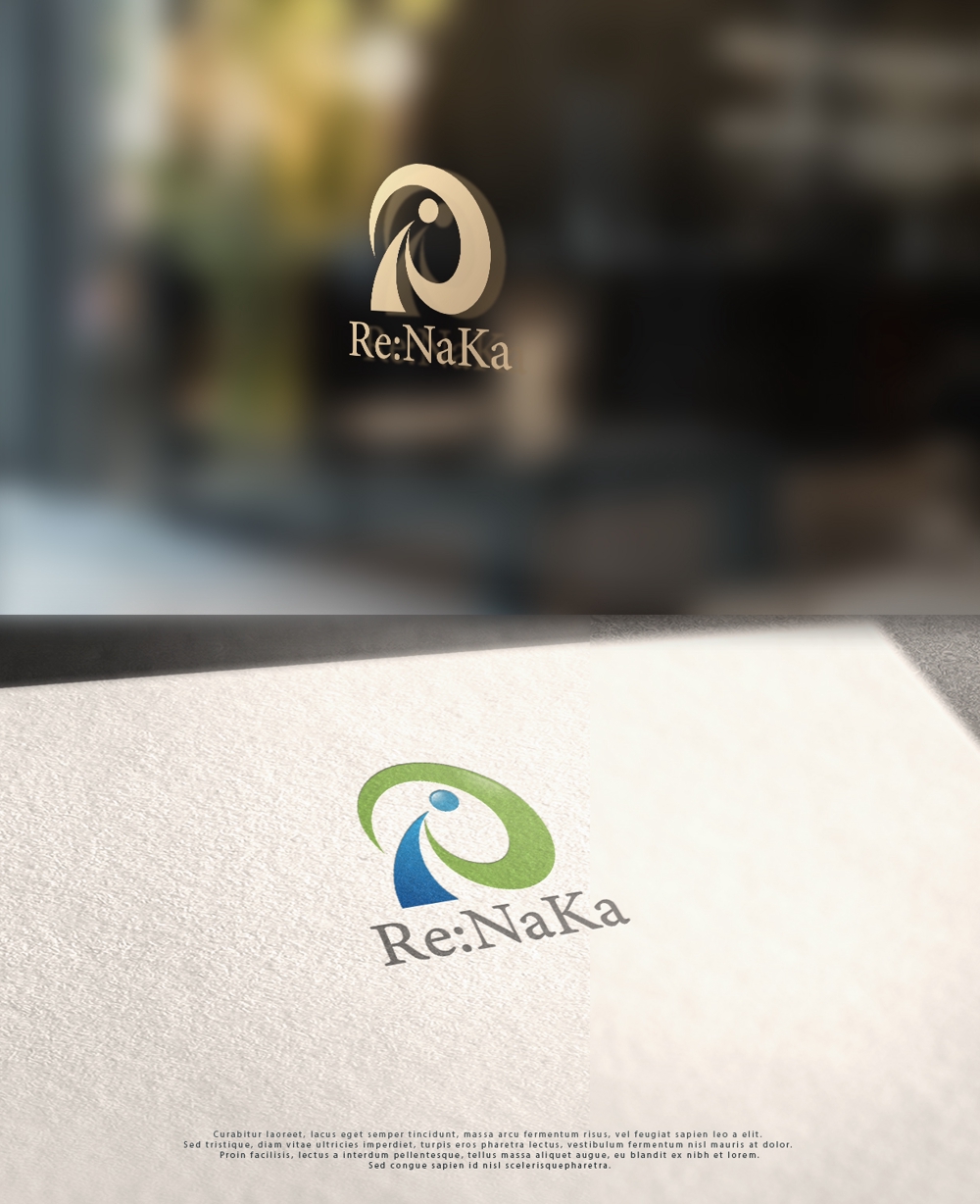 リフォーム会社『Re:Naka』の名刺やHPのロゴをお願いします。
