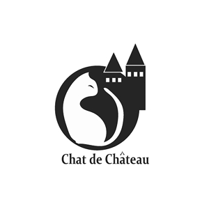 studio-air (studio-air)さんのアパレル雑貨の新しいブランド【Chat de Château】のロゴと文字ロゴへの提案