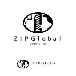 Chihua【認定ランサー】 ()さんの「ZIP Global corporation」のロゴ作成への提案