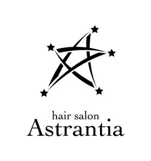 taisyoさんの新規　美容室　「Astrantia」　のロゴ　への提案