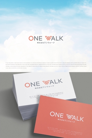 YOO GRAPH (fujiseyoo)さんのニッチな供養業界専門のコンサルティング・広告代理店「ONE WALK」のロゴへの提案
