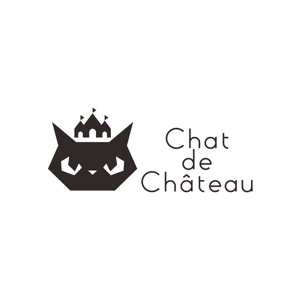 elevenさんのアパレル雑貨の新しいブランド【Chat de Château】のロゴと文字ロゴへの提案