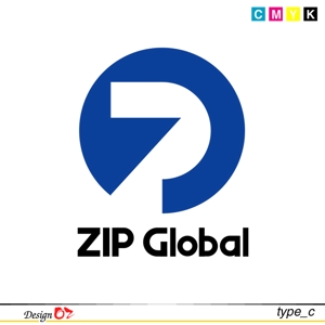 Design Oz ()さんの「ZIP Global corporation」のロゴ作成への提案