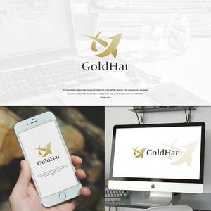 design vero (VERO)さんのGoldHat株式会社のコーポレートロゴへの提案