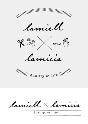 silom design ()さんの美容室「lamiell」のロゴを募集！への提案
