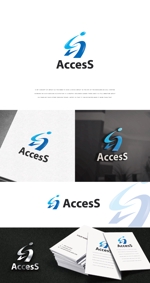 Impactさんの建設工事業　電気・通信業務【AccesS】のロゴへの提案