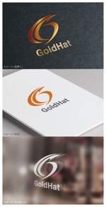 mogu ai (moguai)さんのGoldHat株式会社のコーポレートロゴへの提案